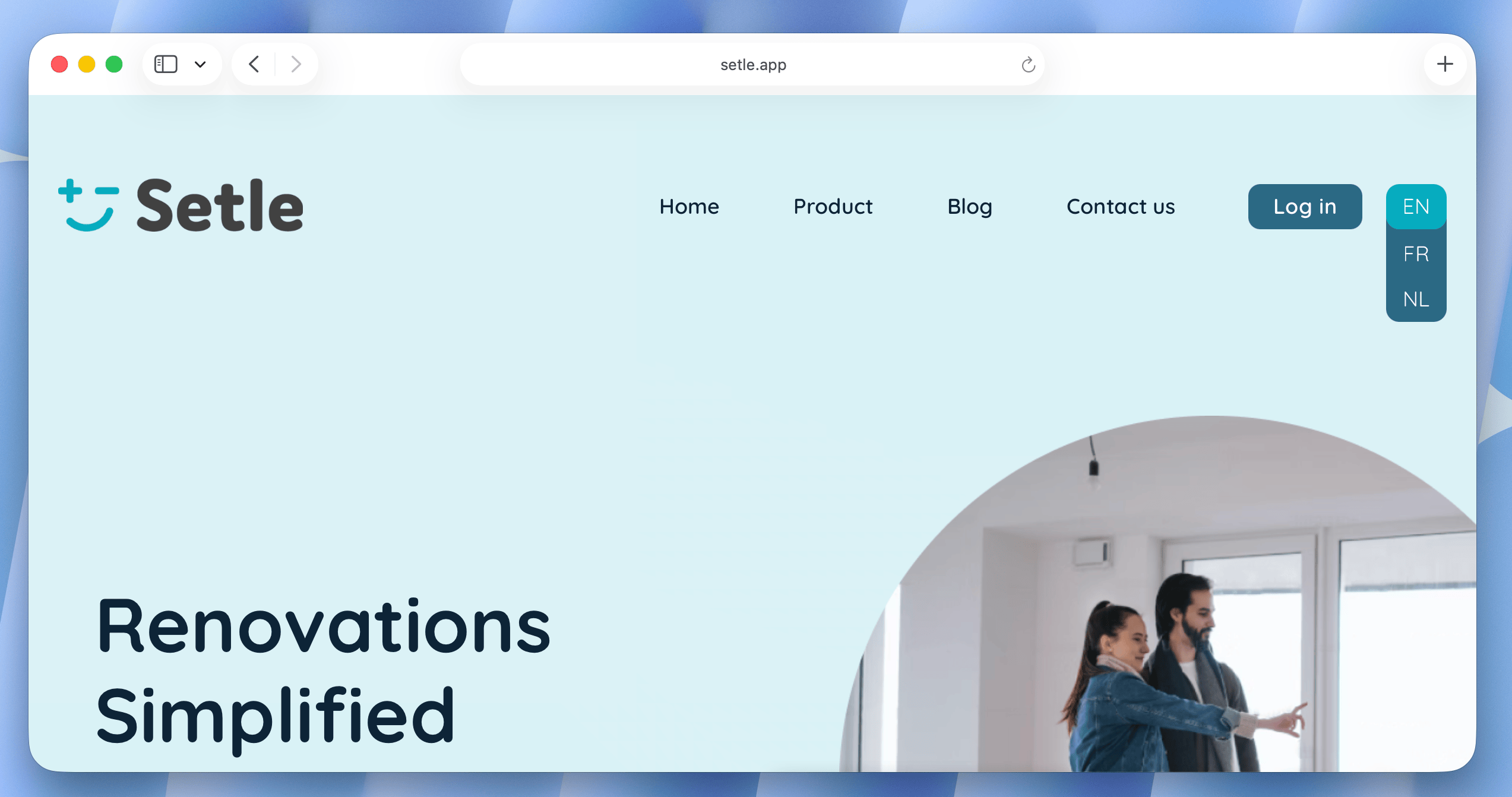 Setle language selector