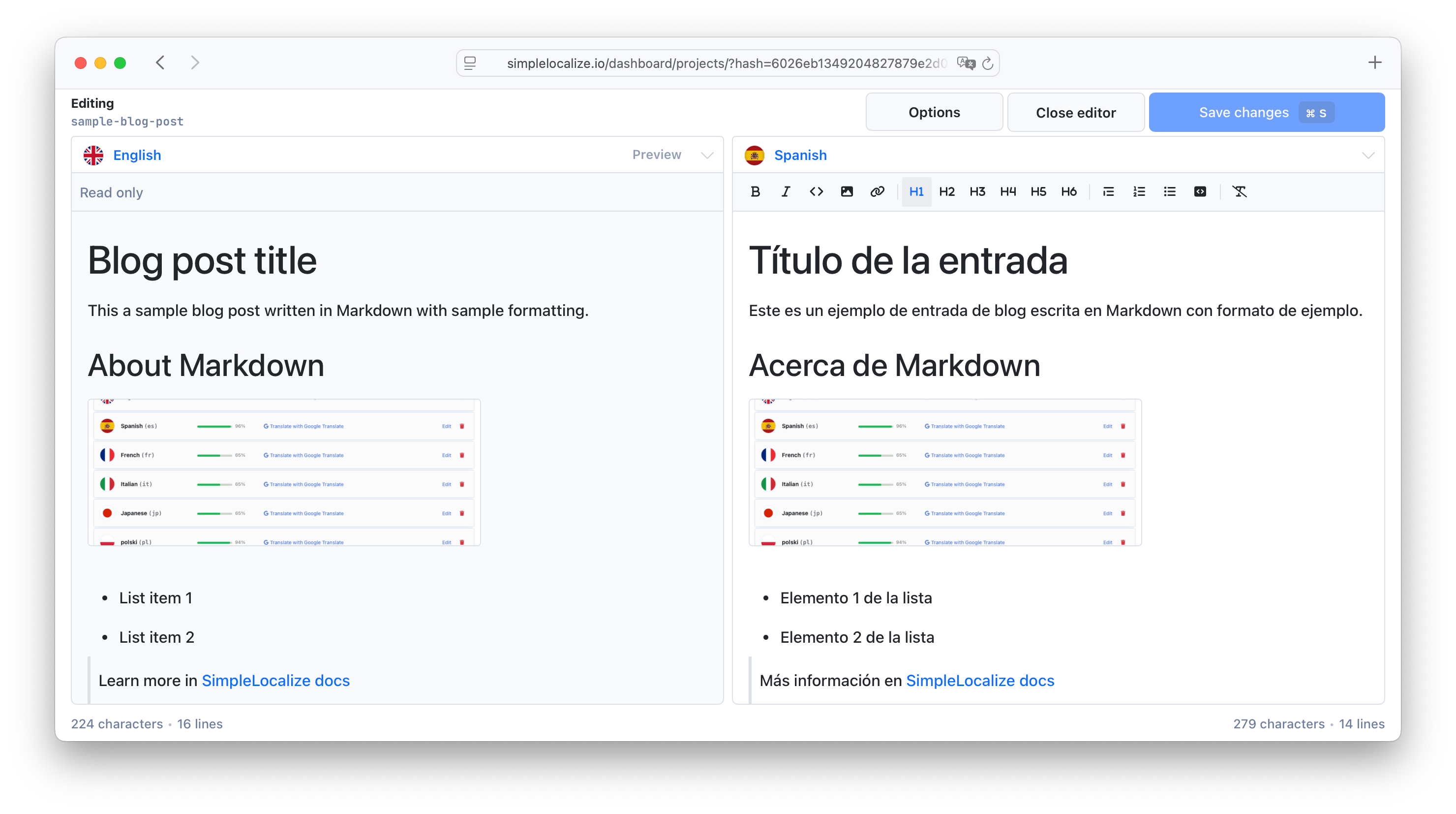 Markdown Translation Editor