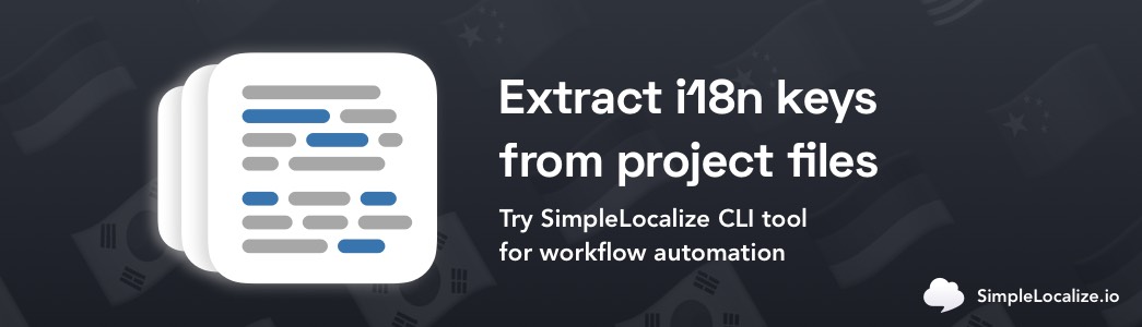simplelocalize extract i18n