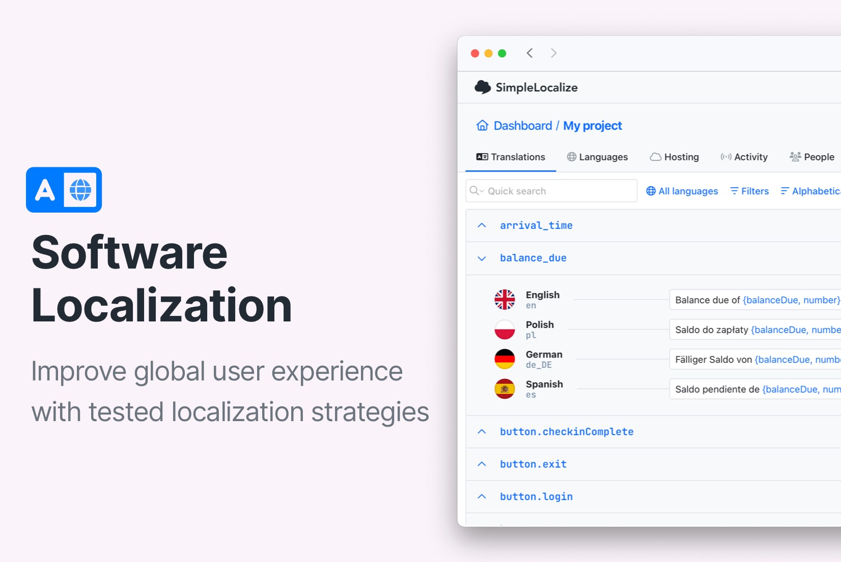 Best practices in software localization