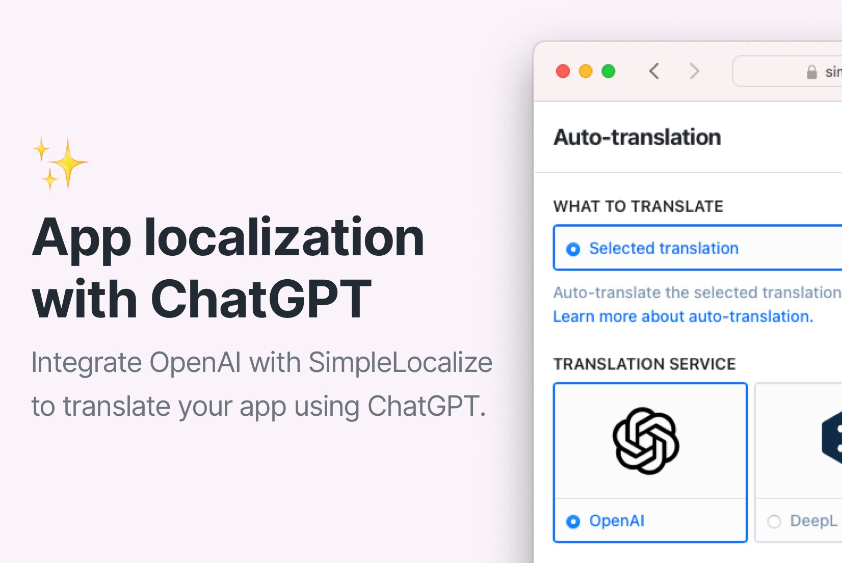 Simple AI-powered app localization with ChatGPT