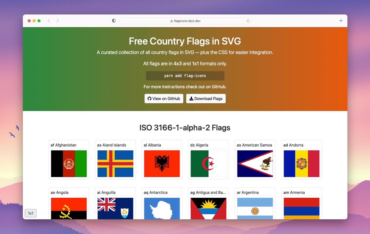 flag icons project