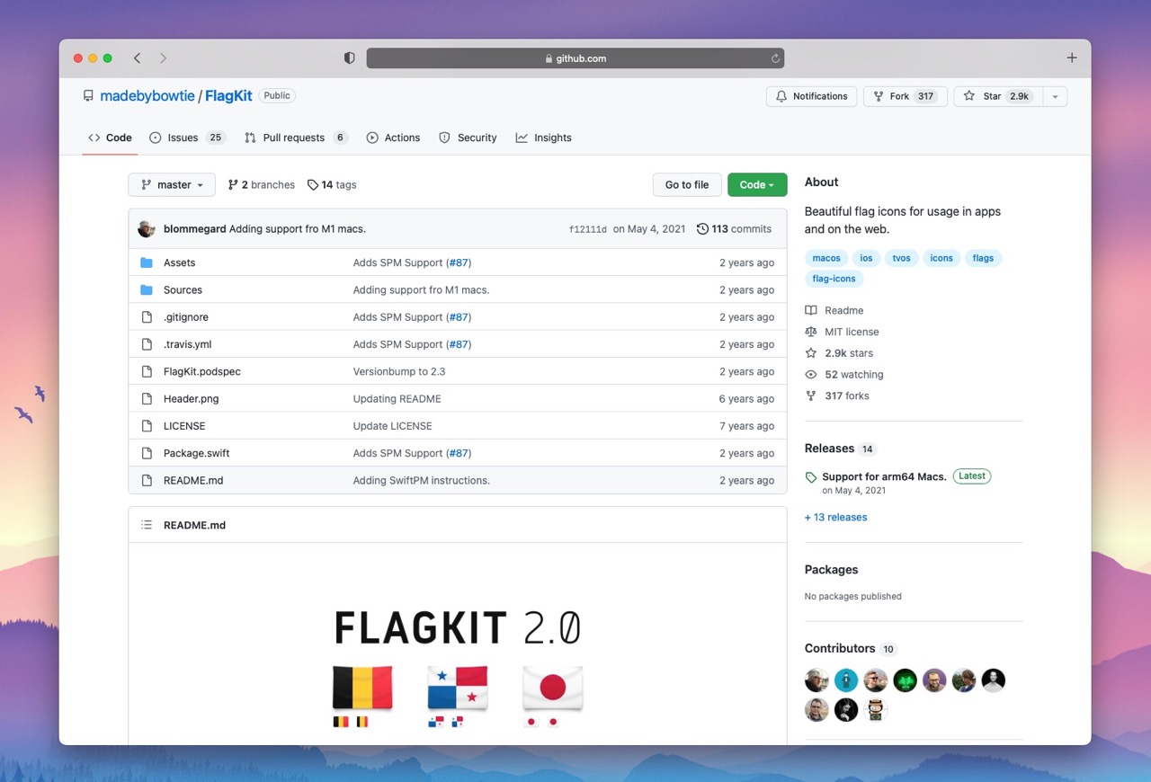Flags by FlagKit for iOS developers