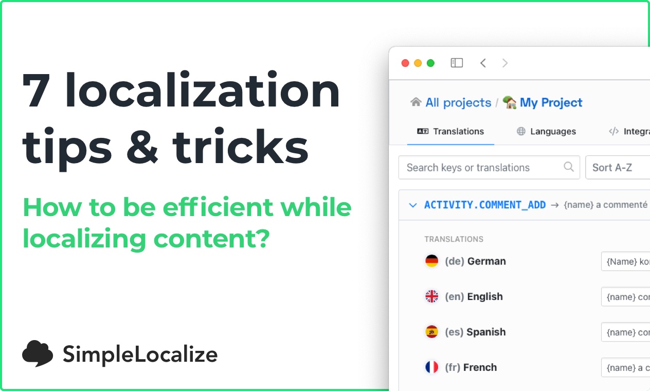 7 tips to make your localization work more productive