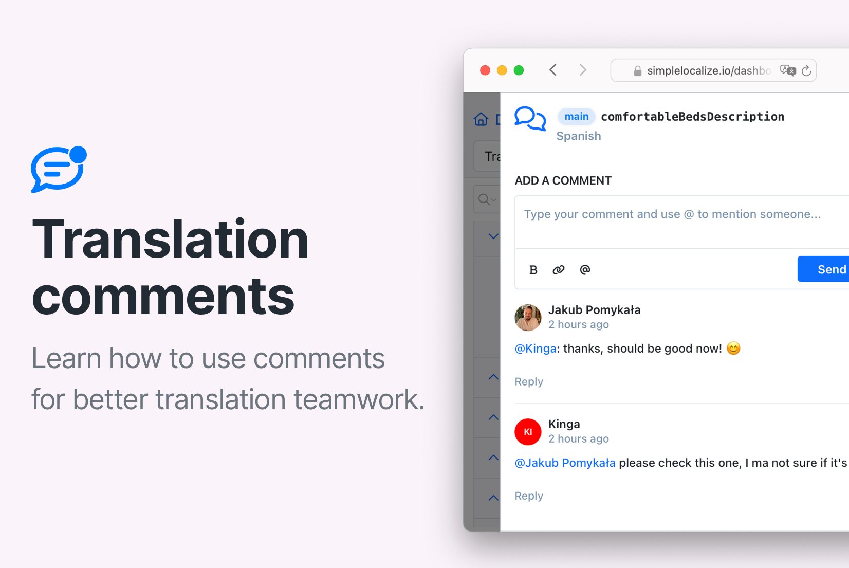 Introducing: Translation comments