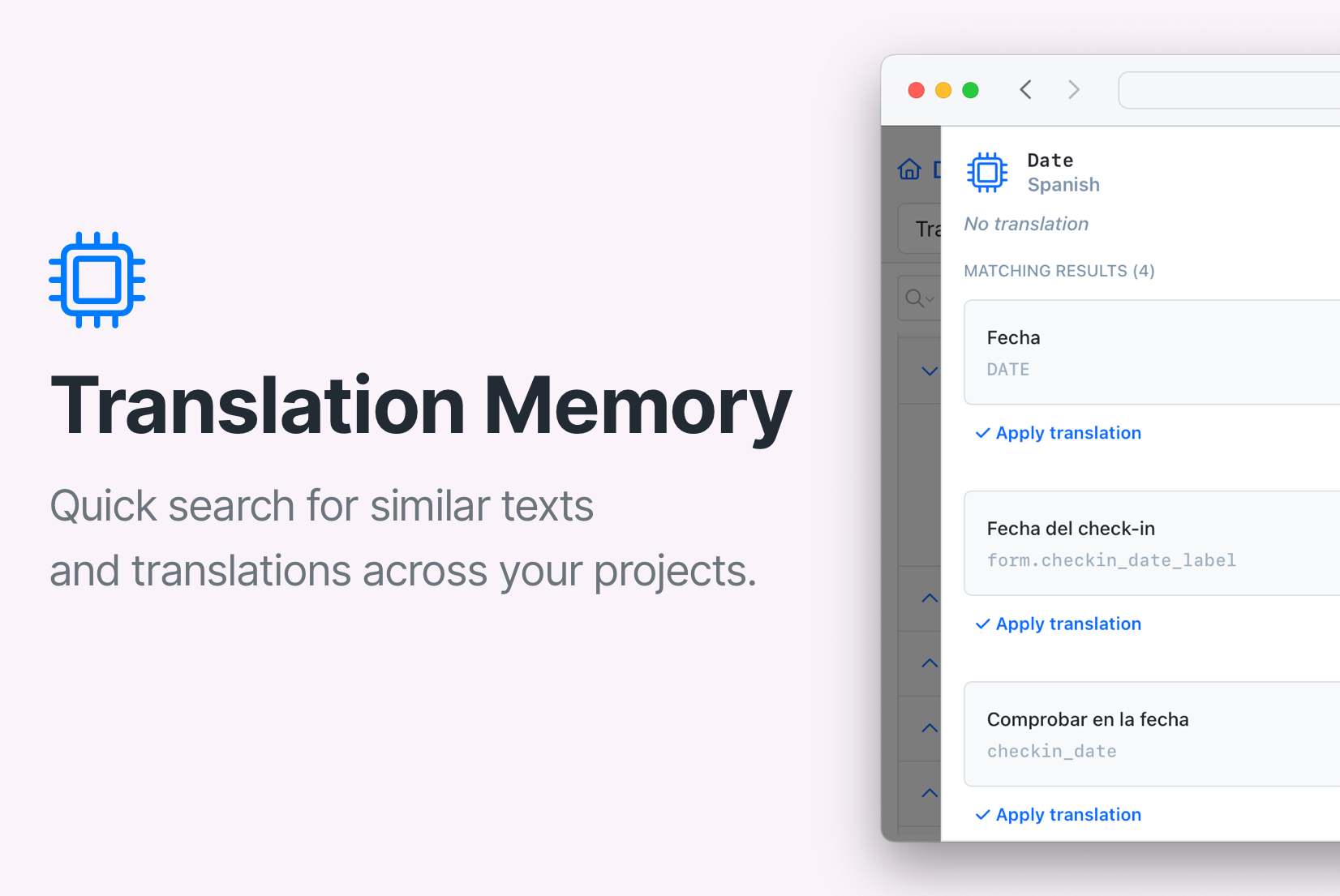 Introducing: Translation memory