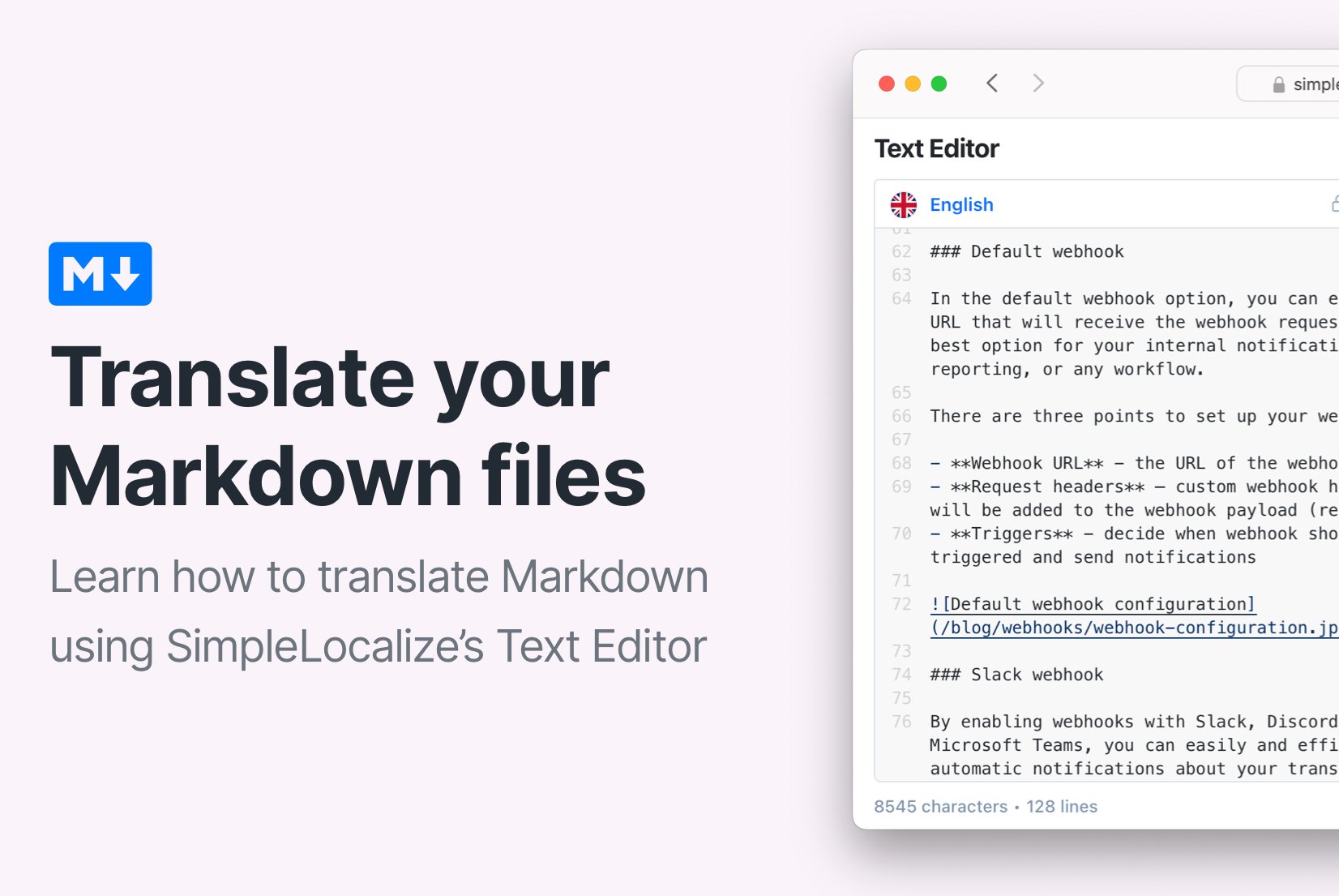 Translation editor:<br/>How to translate Markdown files