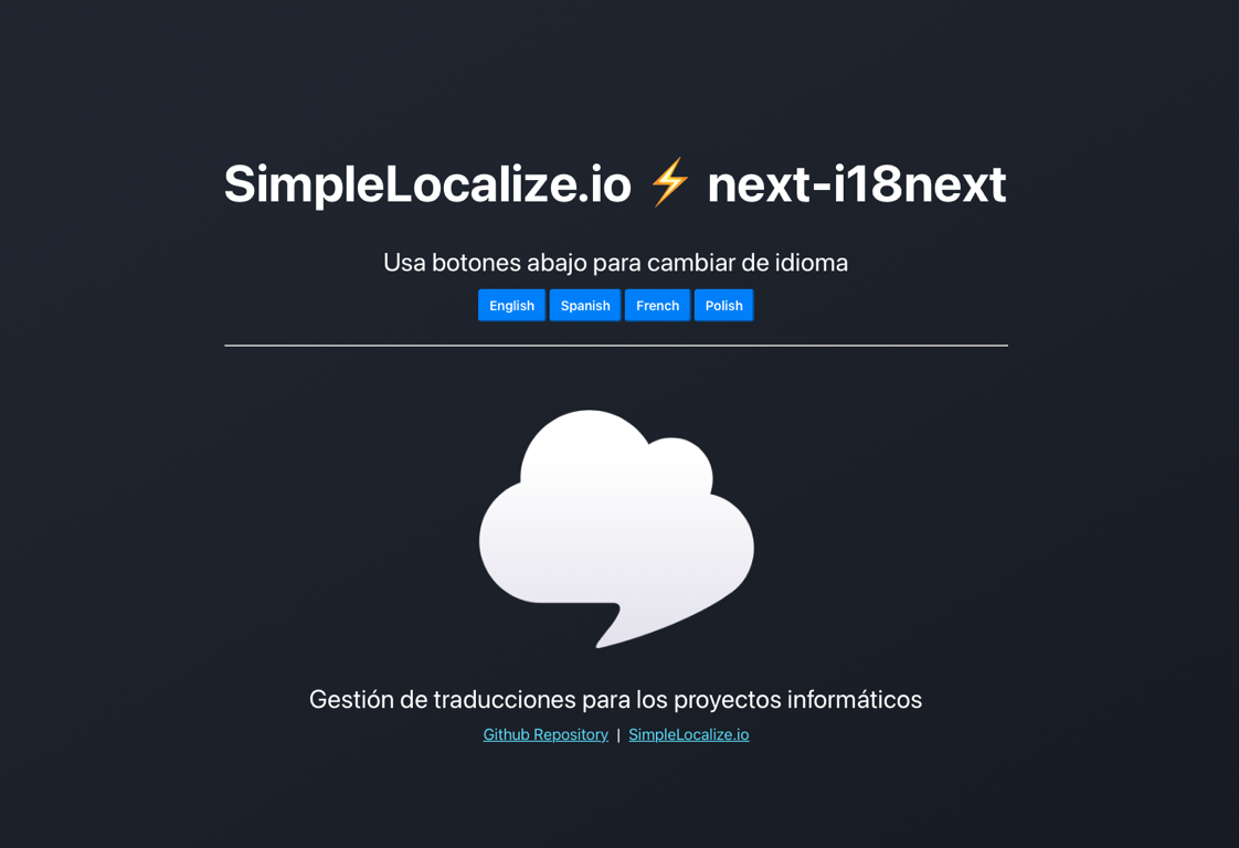 Example next-i18next project with NextJS