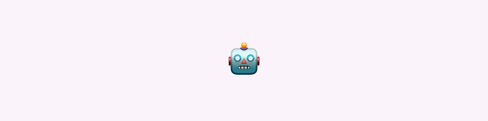 Robot emoji