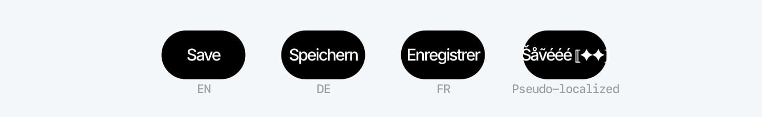 Button overflow example