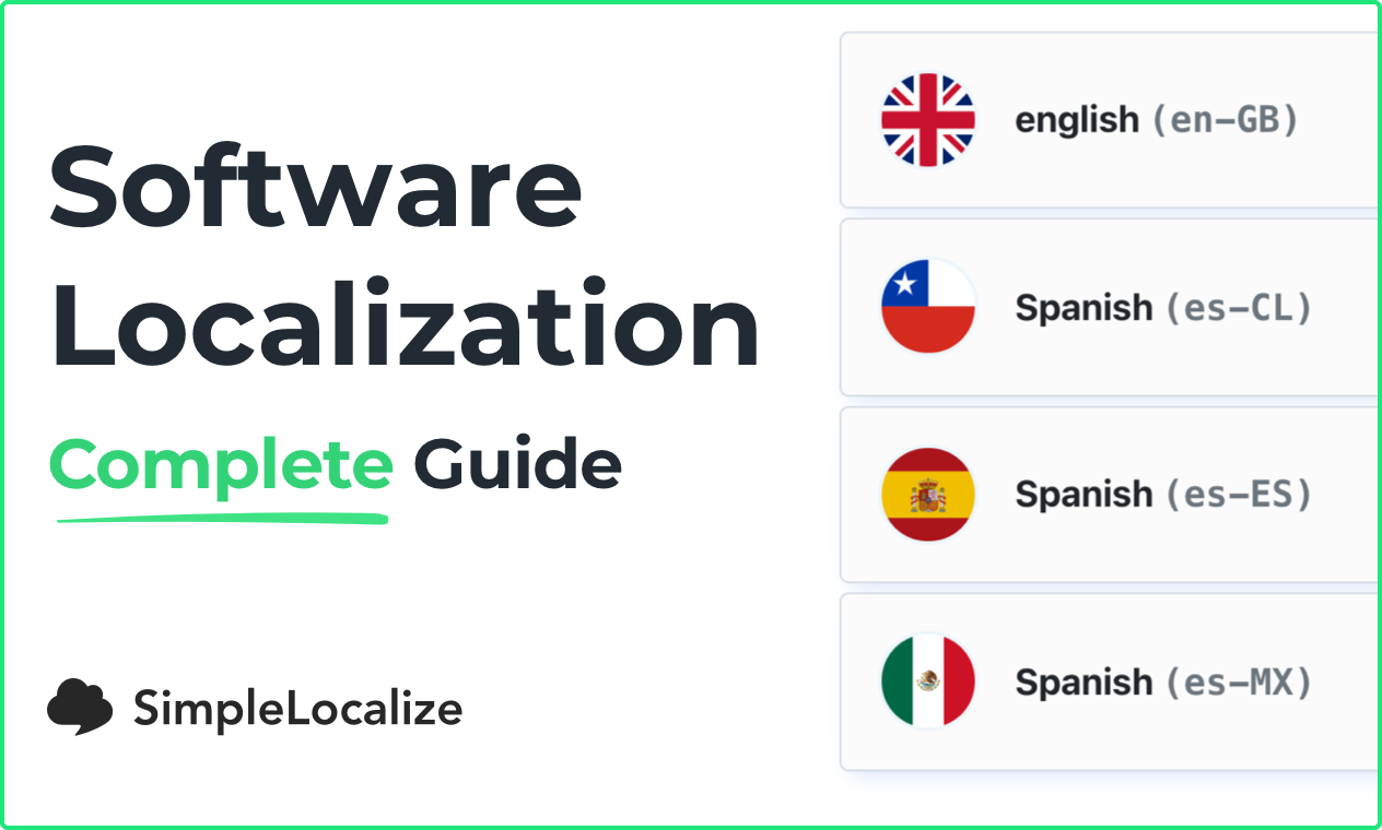 The Complete Guide to Software Localization SimpleLocalize