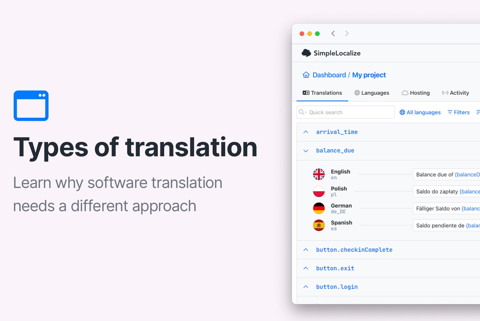 How software translation differs from other types of translation and why it matters