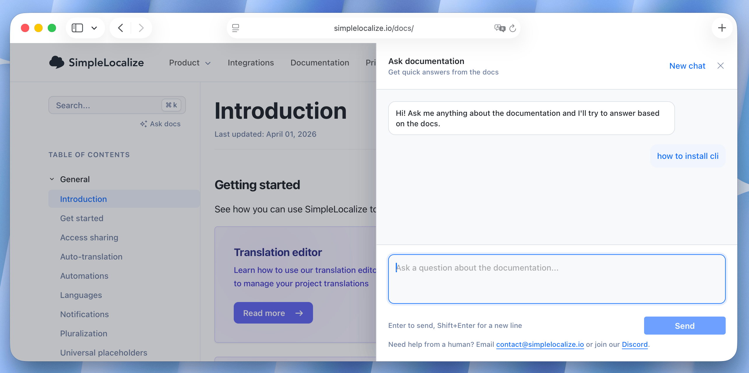 Ask Docs: AI-powered documentation search