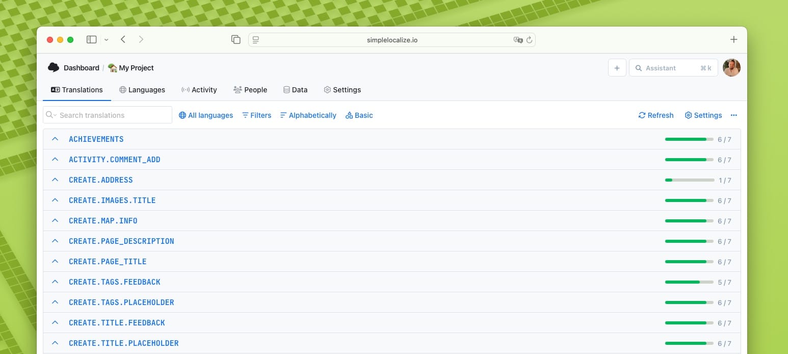 Navigation refresh