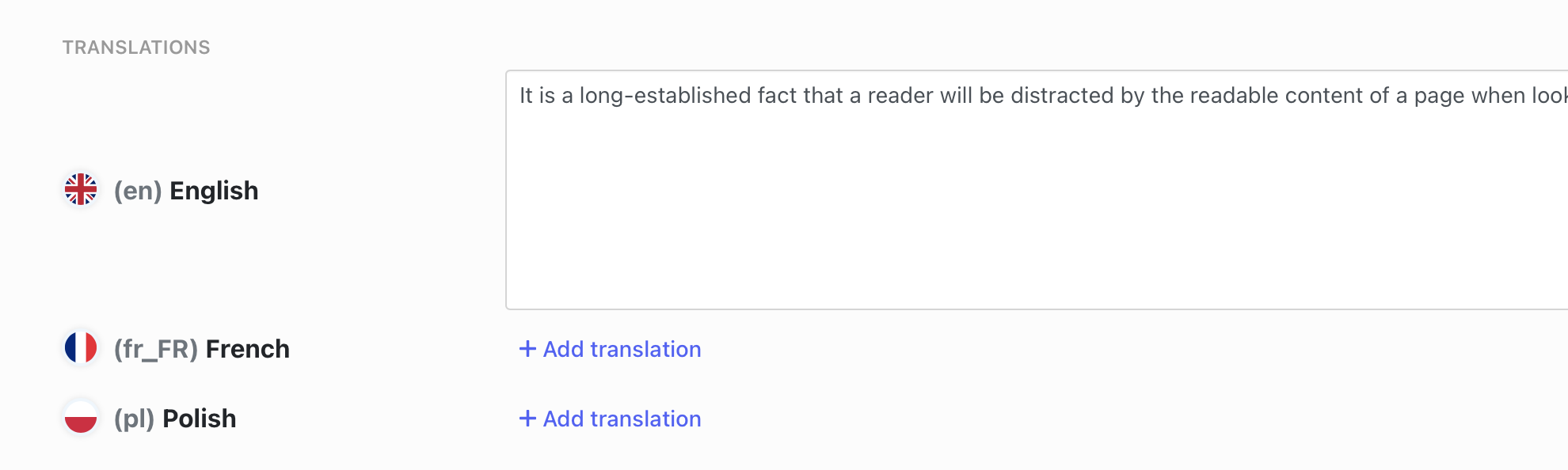 translations when unescaping disabled