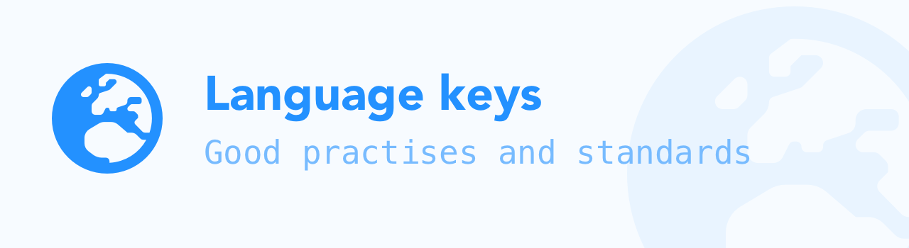 language keys good practised